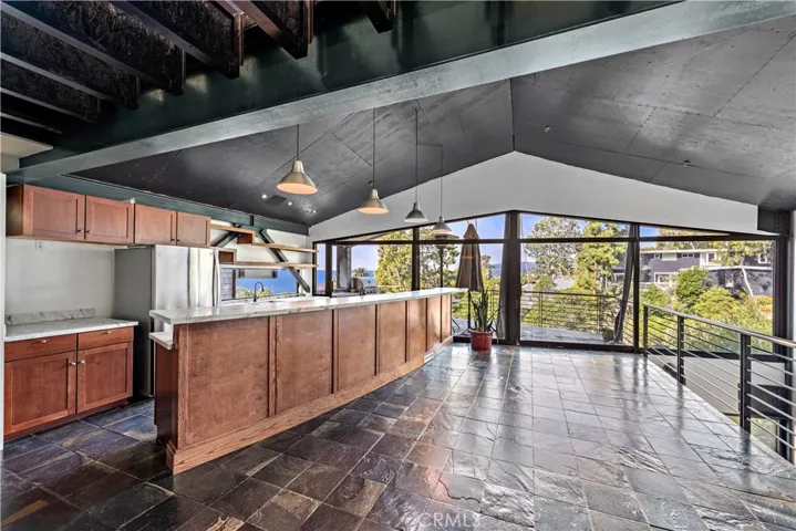 Open Kitchen and Dining Area