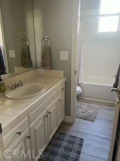 Bathroom upstairs.