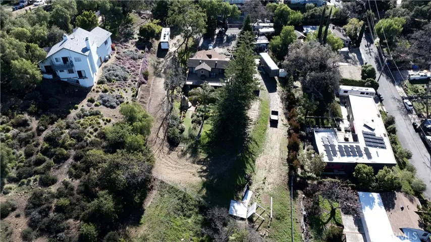 from back of property