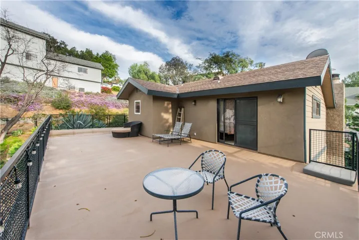 large patio outside primary suite