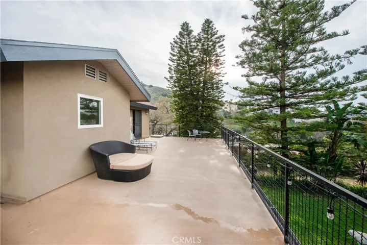 large patio outside primary suite