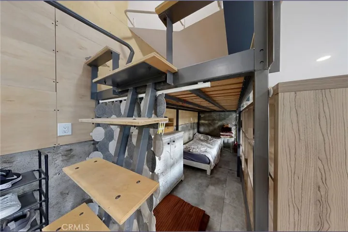 bunk beds in the apartment downstairs