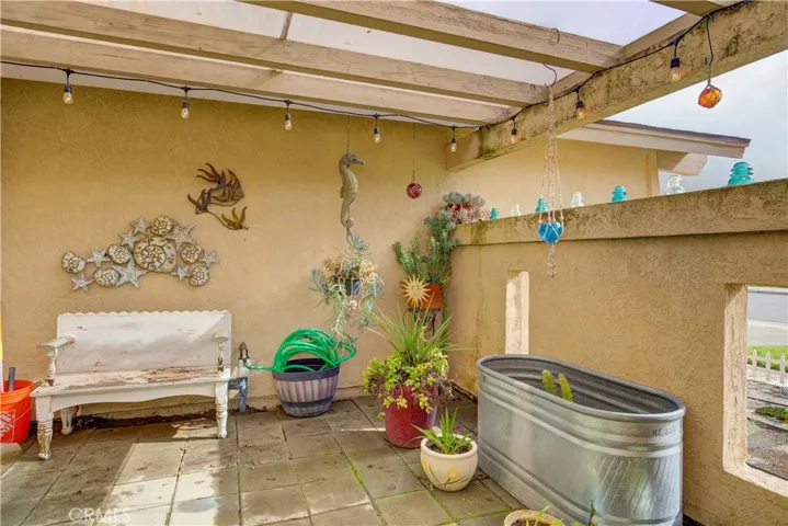 Patio off Dining Room.