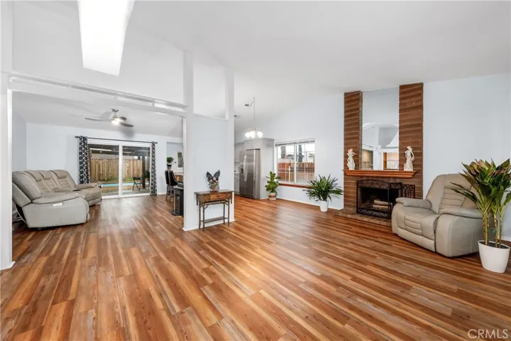 Open Concept Living Room & Family Room