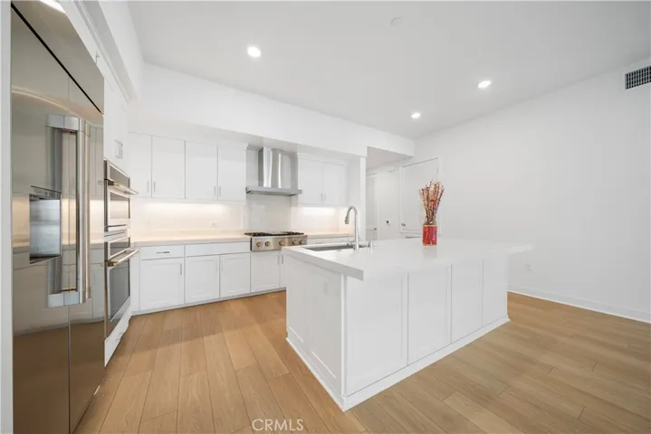 Large open kitchen
