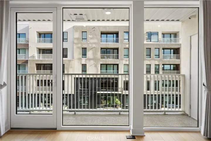 The large outdoor balcony allows you to enjoy the city view