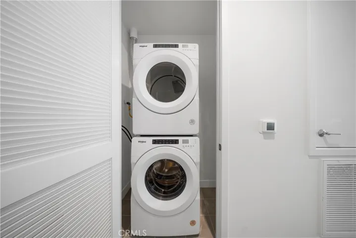 Brand new washer and dryer in unit.