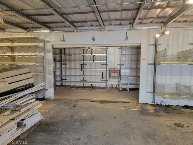 Roll-up doors in storage.