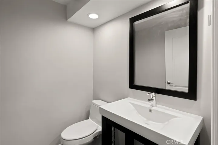 main floor powder room