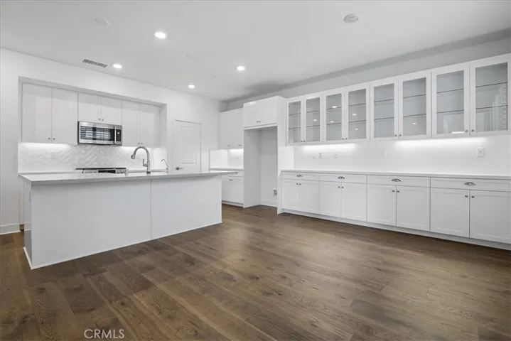 Dining area and kitchen.