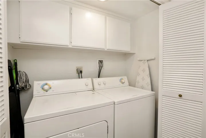 Hallway closet laundry room