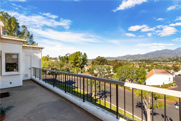 Large oversized balcony