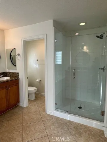 Separate shower and toilet room