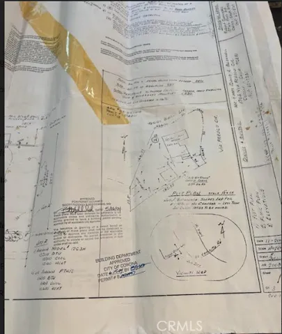 Stamped permitted drawings for Pool House and Backyard