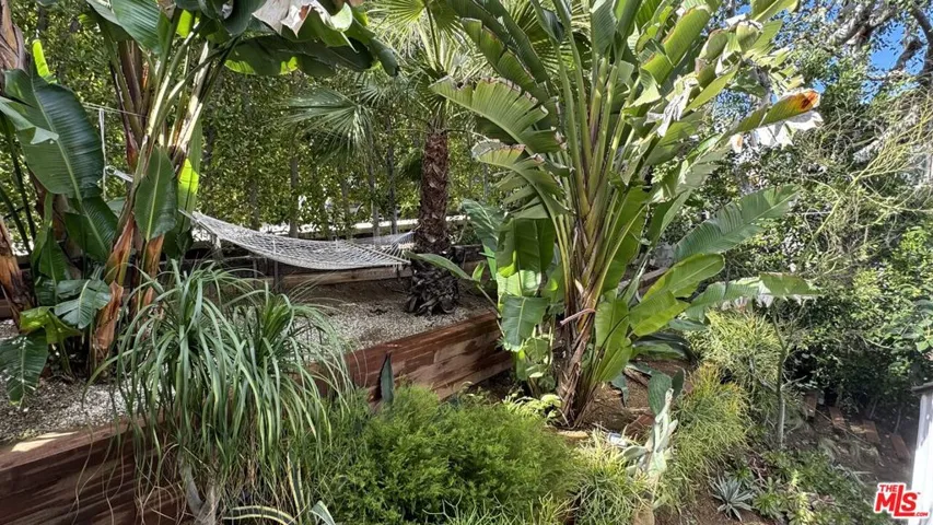 Verdant Terraced Front Yard Area