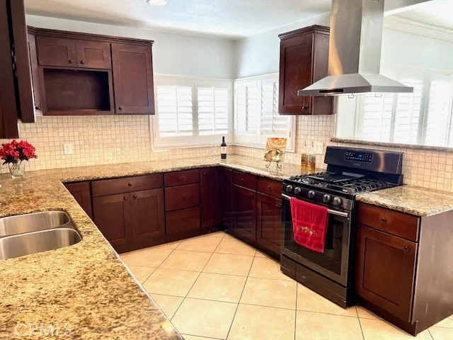 Custom designer backsplash