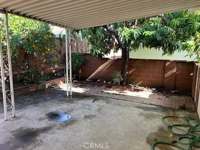 Covered patio