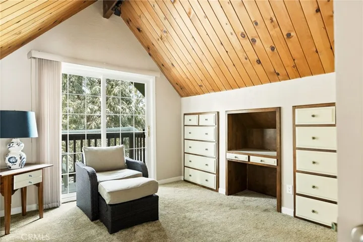 Loft Bedroom #4 -with  built in drawers & desk