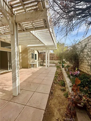 Backyard with patio