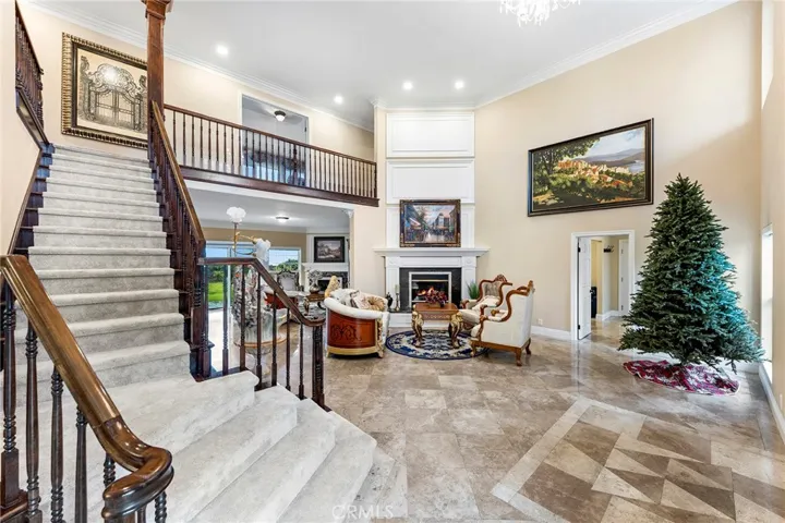 Stairs not strait towards the front door