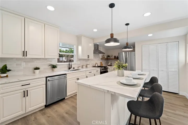 Lovely Kitchen with Laundry Closet.
