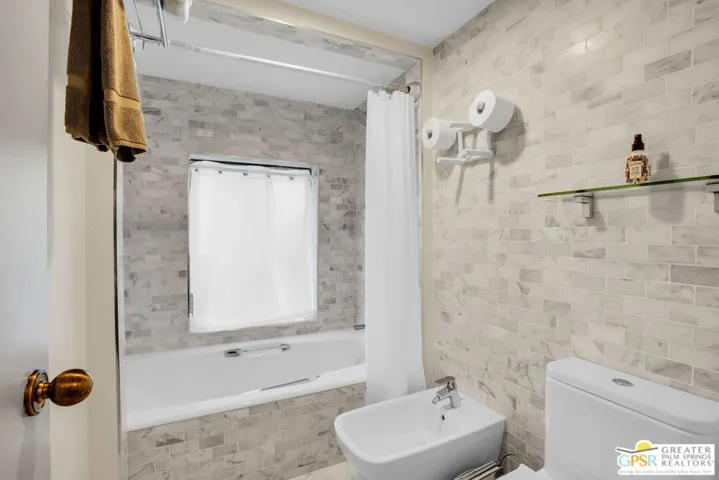 Lux tub with bidet