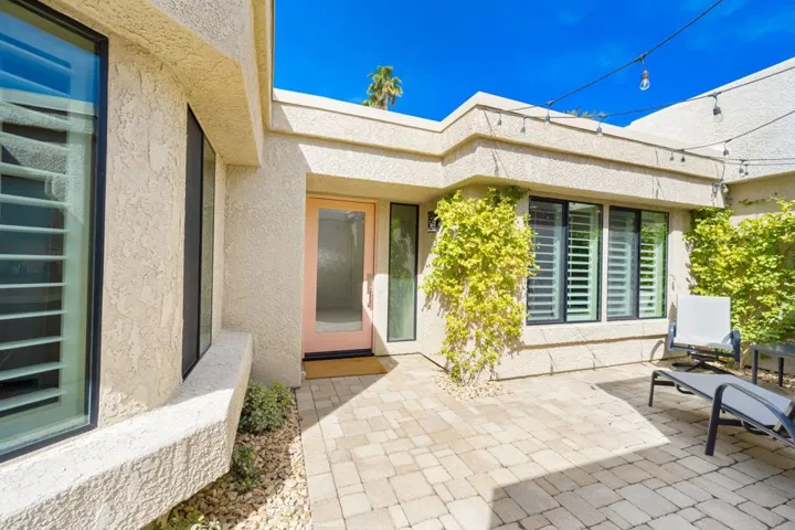 Private patio