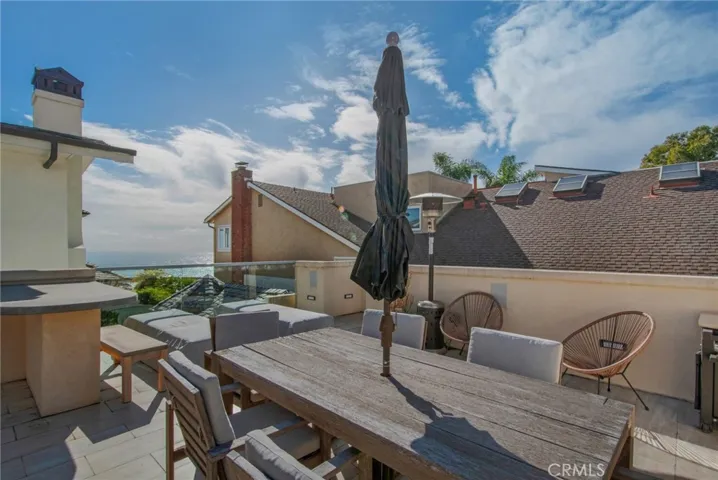 Ocean View from Rooftop Deck
