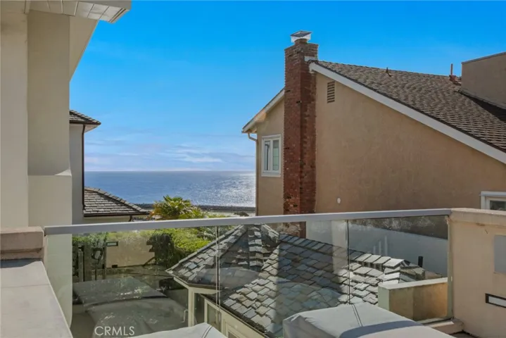 Ocean View from Rooftop Deck