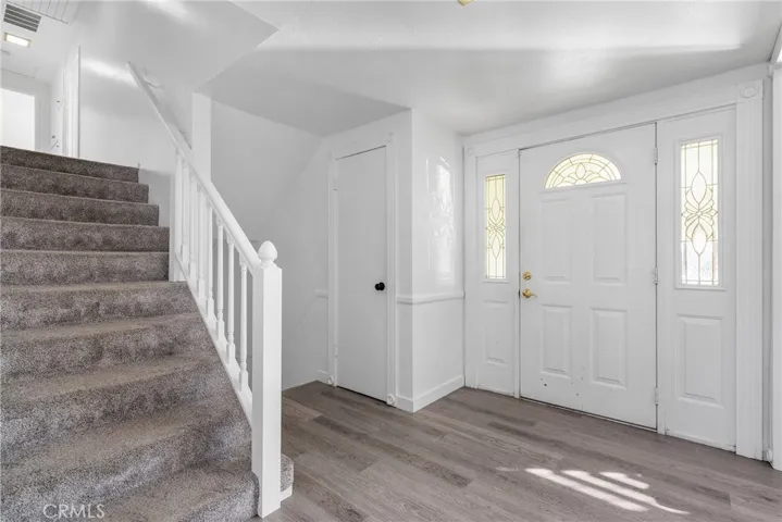 Stairs leading to upper level
