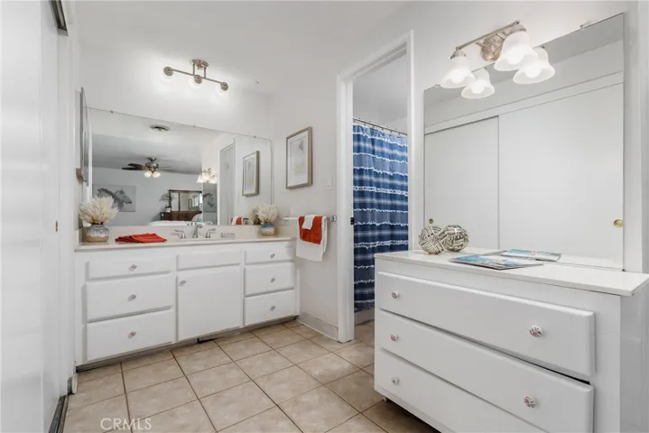 upstairs master closet/vanity area off of bathroom