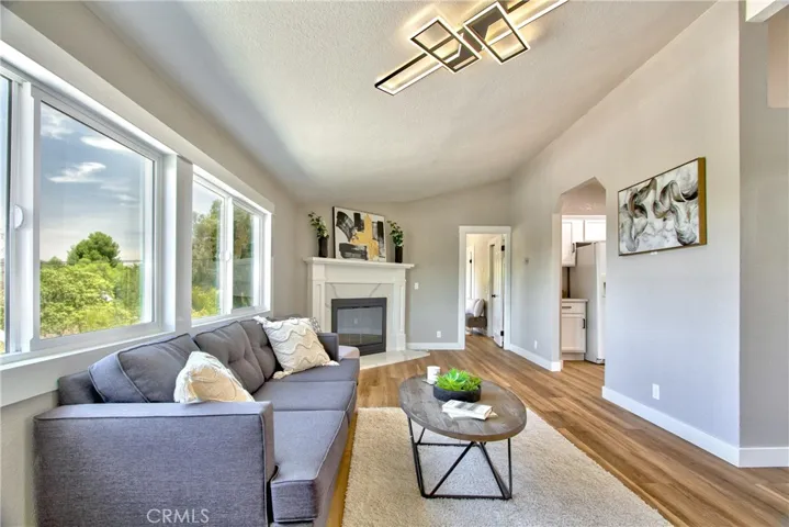 Living Room with Fireplace
