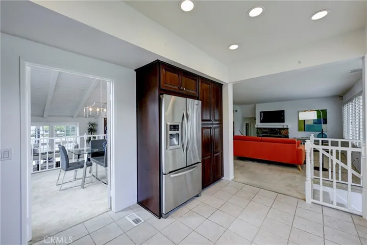 Kitchen open to the dining and family rooms for easy entertaining.