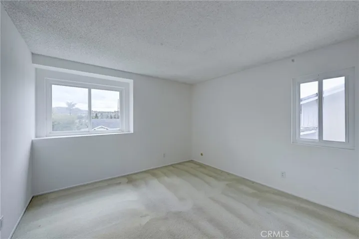 Bedroom #4 is upstairs, note the window shelf.