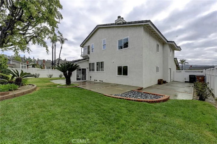 Large back and side yards.