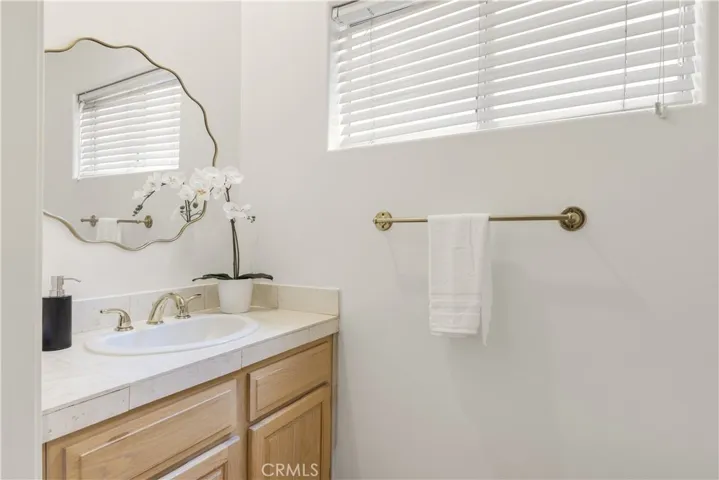 Powder Room Between Dining Room & Kitchen