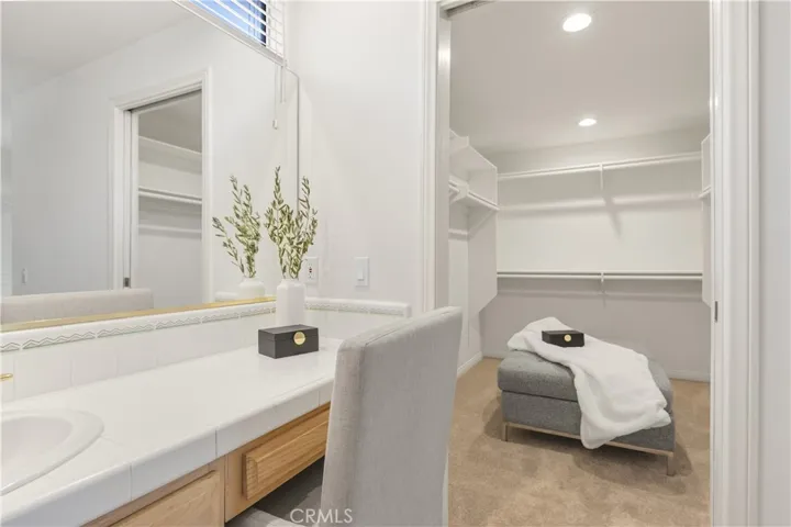 Master Bathroom to Walk-in Closet