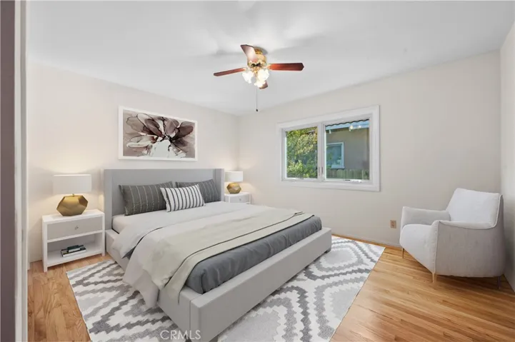 Virtually Staged Primary Bedroom
