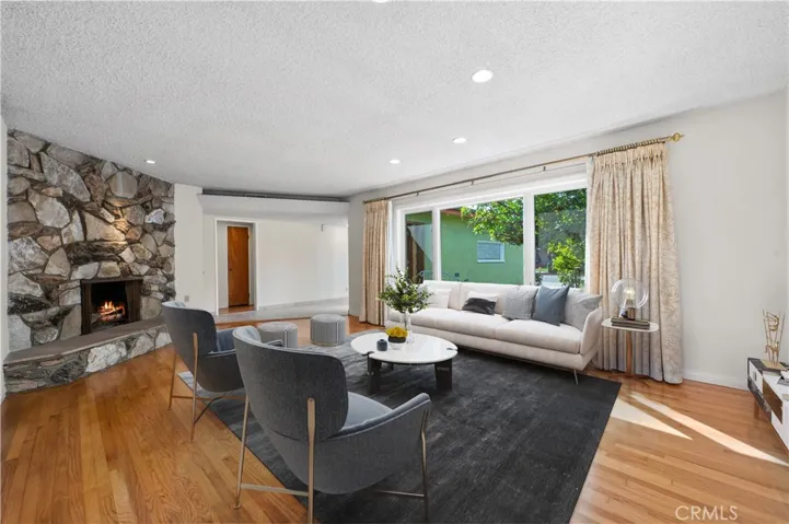 Virtually Staged Living Room