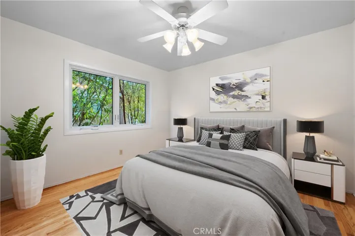 Virtually Staged Front Bedroom