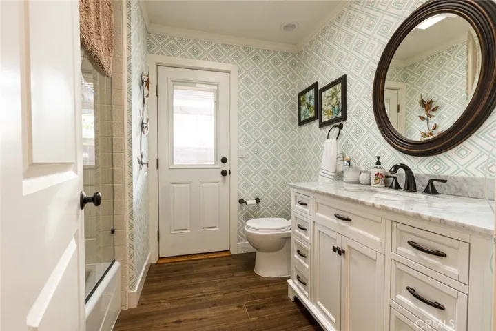 Remodeled second bathroom