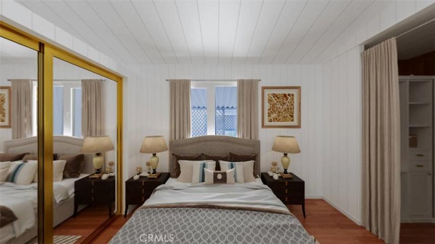 Master bedroom staged newly repainted thru out the home