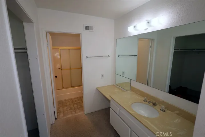 Primary Bedroom 1: Bathroom sink and vanity.