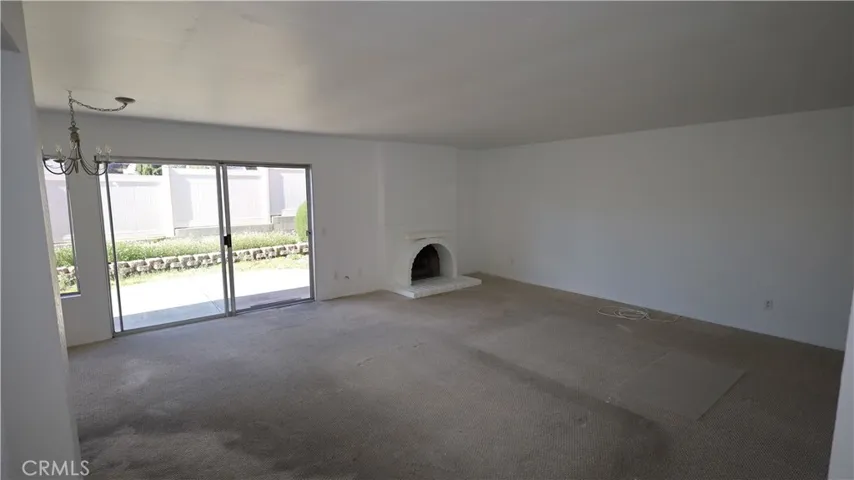 Living Room with gas fireplace
