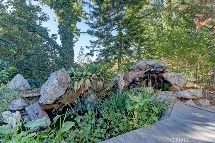 Pathway to waterfall