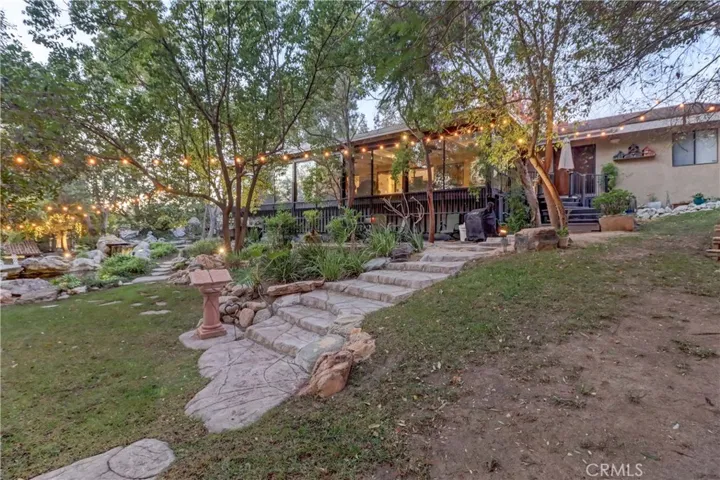 backyard looking west