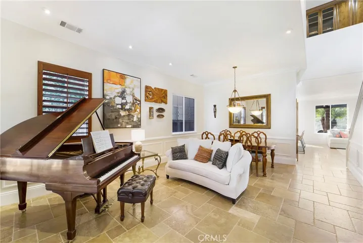 Formal living and dining rooms.