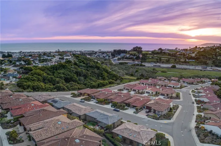 aerial view of neighborhood
