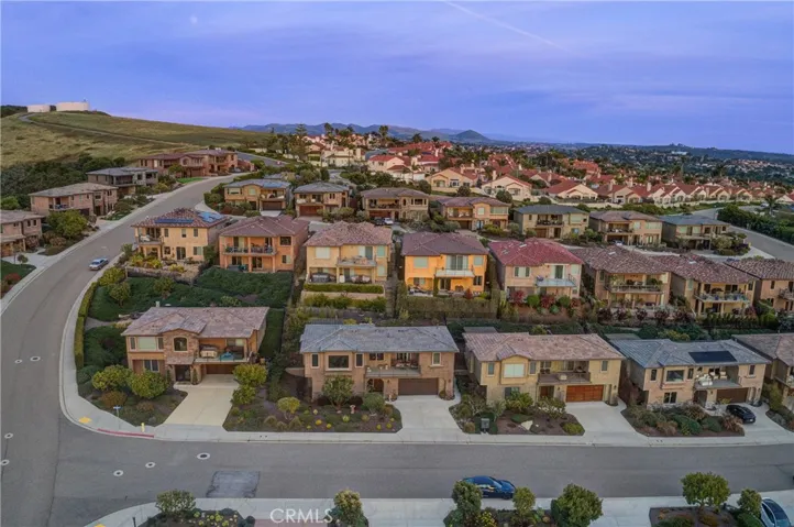 aerial view of neighborhood