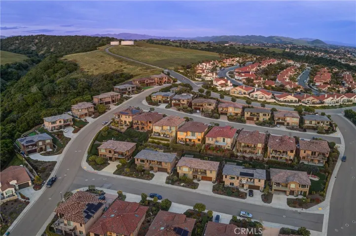 aerial view of neighborhood